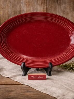 Fiesta Cinnabar Oval Serving Platter